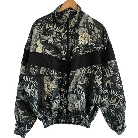 Eivil Regime Darc Sport Wolves NFGU Full Zip Jacket Mens Size Medium Athletic - Picture 1 of 10